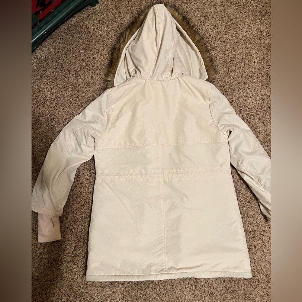 EUC Size SM GRACE KARIN Women's Hooded Fleece Line Faux Fur Jacket with Pockets - Picture 14 of 14